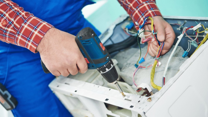 Keçiören Demirdöküm Demirdöküm çamaşır makinesi kart tamiri – Su almama arızası orijinal parça ile giderildi. - Teknik servis örneği